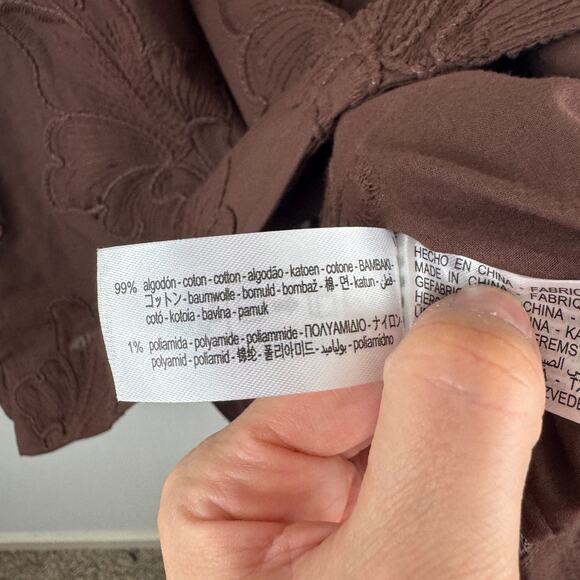 NWT ZARA Collection Embroidered Top - Picture 4 of 5